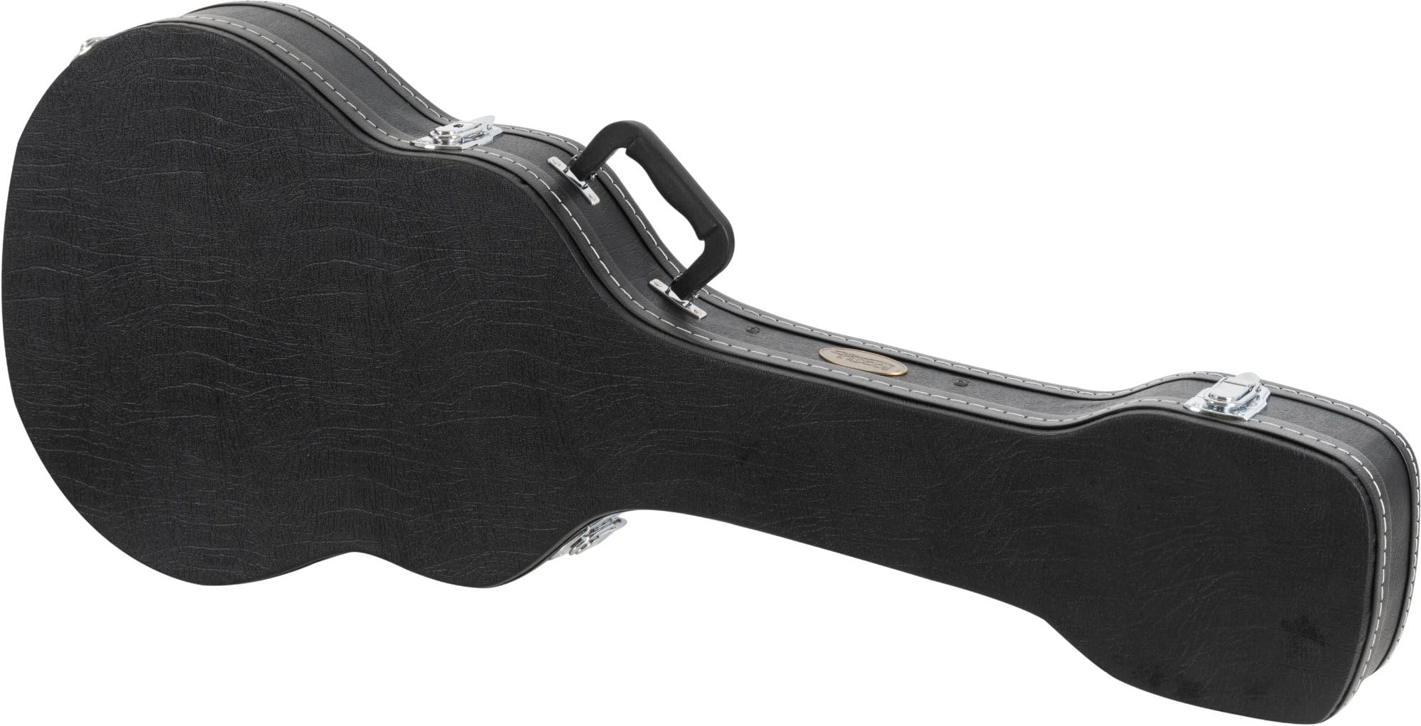 Rocktile Étui Guitare pour Guitare Semi-Acoustique ES-Style II - Hardcase Rembourré - Compartiment Intégré - Fermeture À Clé - Longueur Totale : 106 cm - Noir