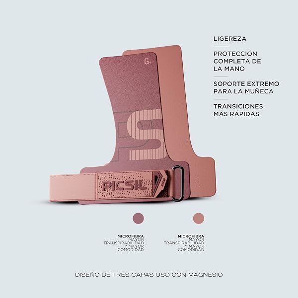 PICSIL - Calleras Condor | Uso con Magnesio | Gran Protección Comodidad y Agarre | para Cross Training Calistenia y Gimnasio | para Todos los Atletas y Niveles - 2