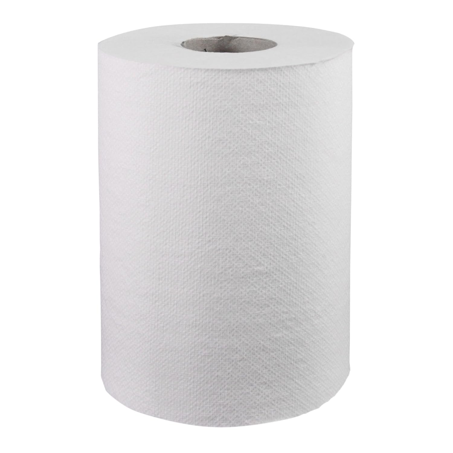 Windsoft Commercial Paper Towels, Recycled Hardwound Roll Hand Towels, 12-Pack, 8" x 350ft per Roll, White, Hardwound Towel Dispensers Refill
