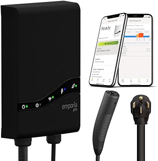 Pro Level 2 EV Charger with PowerSmart, Compatible with Tesla/NACS Vehicles - 40 amp Fast EV Charger for Home - 240v Electric Vehicle Charging Station - 25' Charging Cable