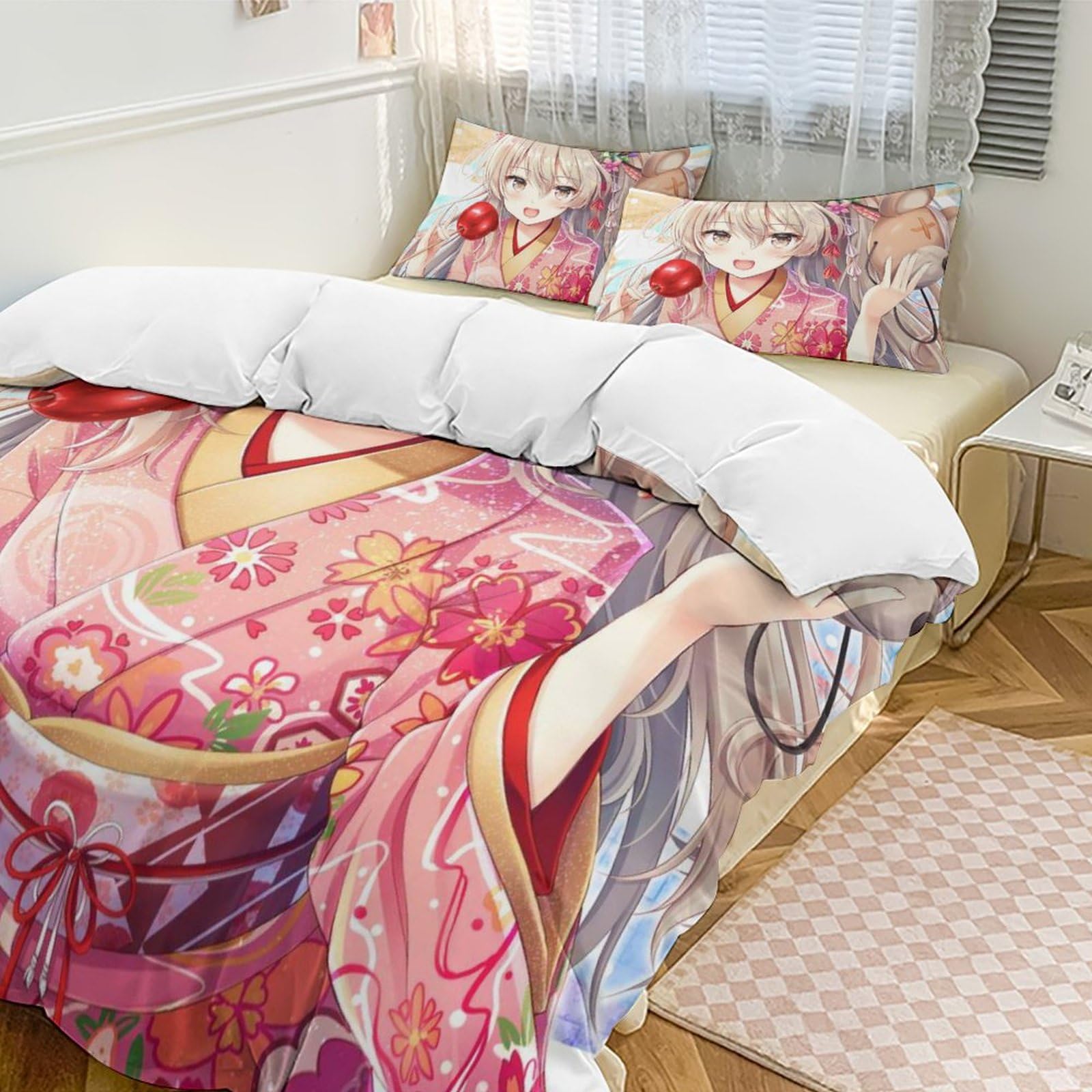 Amazon｜布団カバー シングル・3点セット ガールズ&パンツァー 島田