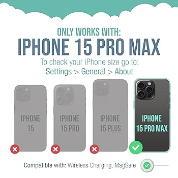Amazon.com: Smartish® iPhone 15 Pro Max Protective Magnetic