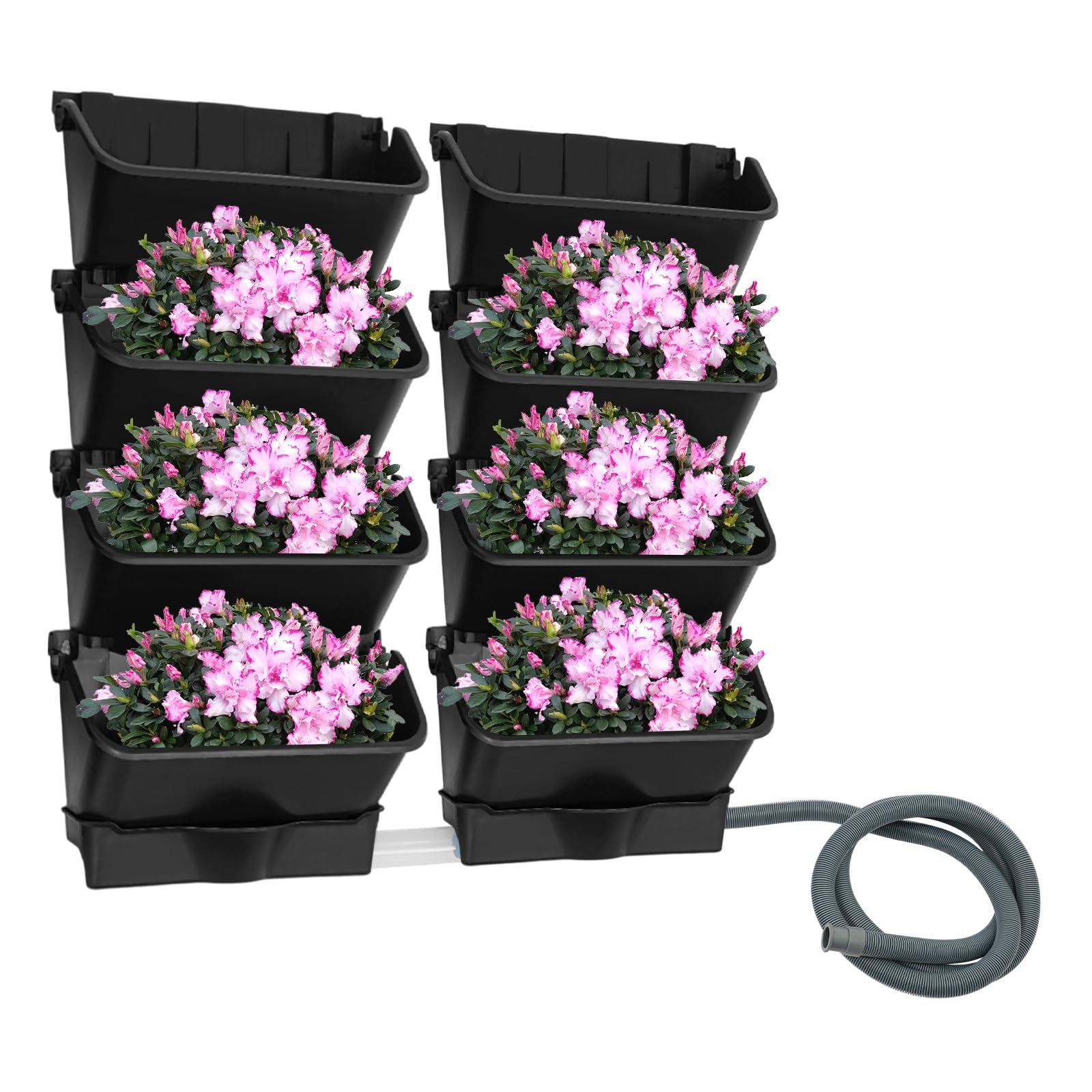 Sac de plantation mural avec 8 pots pour jardin et balcon