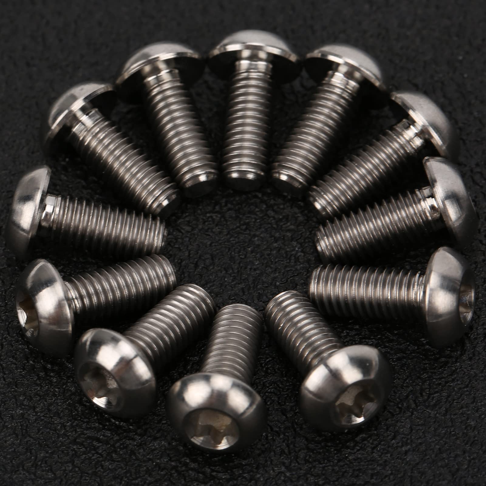 Bulloni In Titanio Per Freno Bici - Set 12 Pezzi Testa Torx - Foto 13