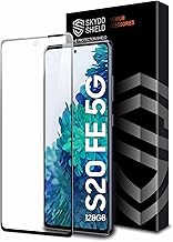 Skyddshield Edge To Edge Tempered Glass Compatible With Samsung Galaxy S20 Fe 5G (6.5 Inch) With Easy Self Installation Kit | Black for Smartphone