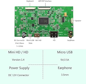 VSDISPLAY 9.7 inch 2048x1536 IPS LCD LP097QX1/ LTL097QL01/ HQ097QX1 with Controller Board fit for DIY Cabinet Monitor