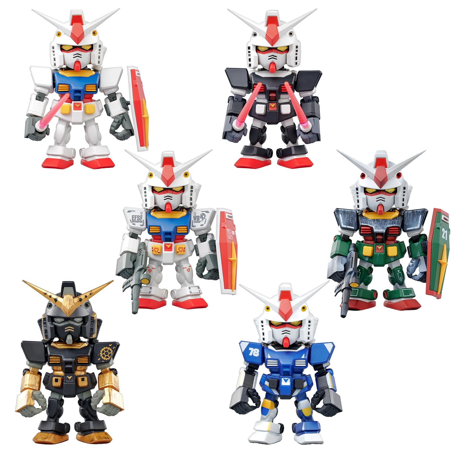 Amazon.co.jp: [バンダイ(BANDAI)] QMSV mini RX78-2 GUNDAM(1BOX8個