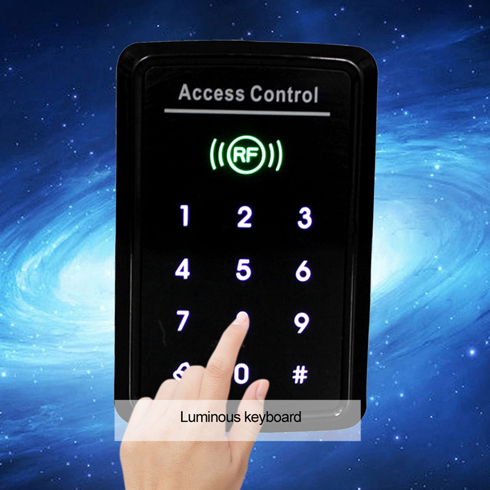 Système de contrôle d'accès Pas de Lecteur de Carte 125KHz, contrôle de Serrure de Porte à Clavier en T, Serrure électrique de 180KG avec Absorption Building Home rity