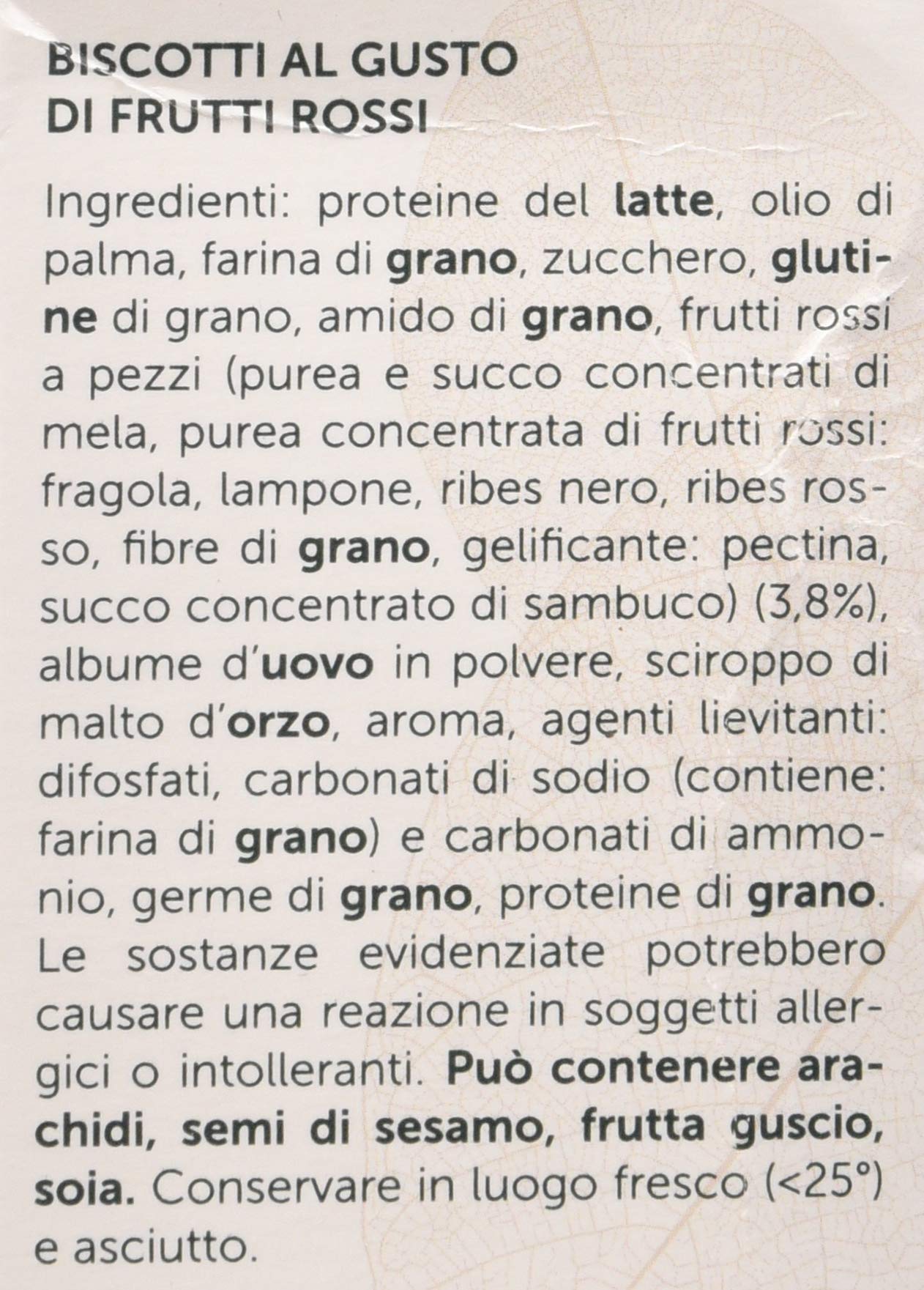 Gianluca Mech Biscotti al Gusto di Frutti Rossi - 150 g