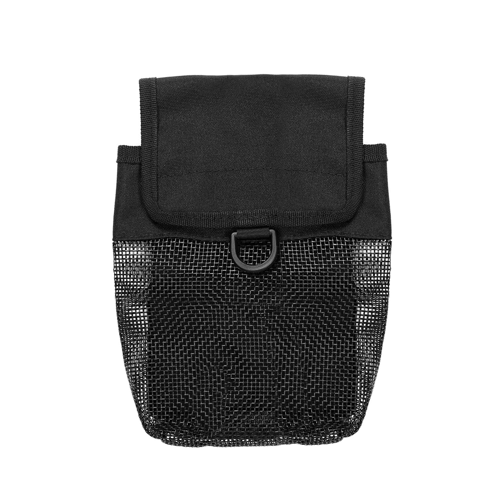 Ruimou Outdoor Portable Lightweight Mesh Diving Bag with Buckle (Black)