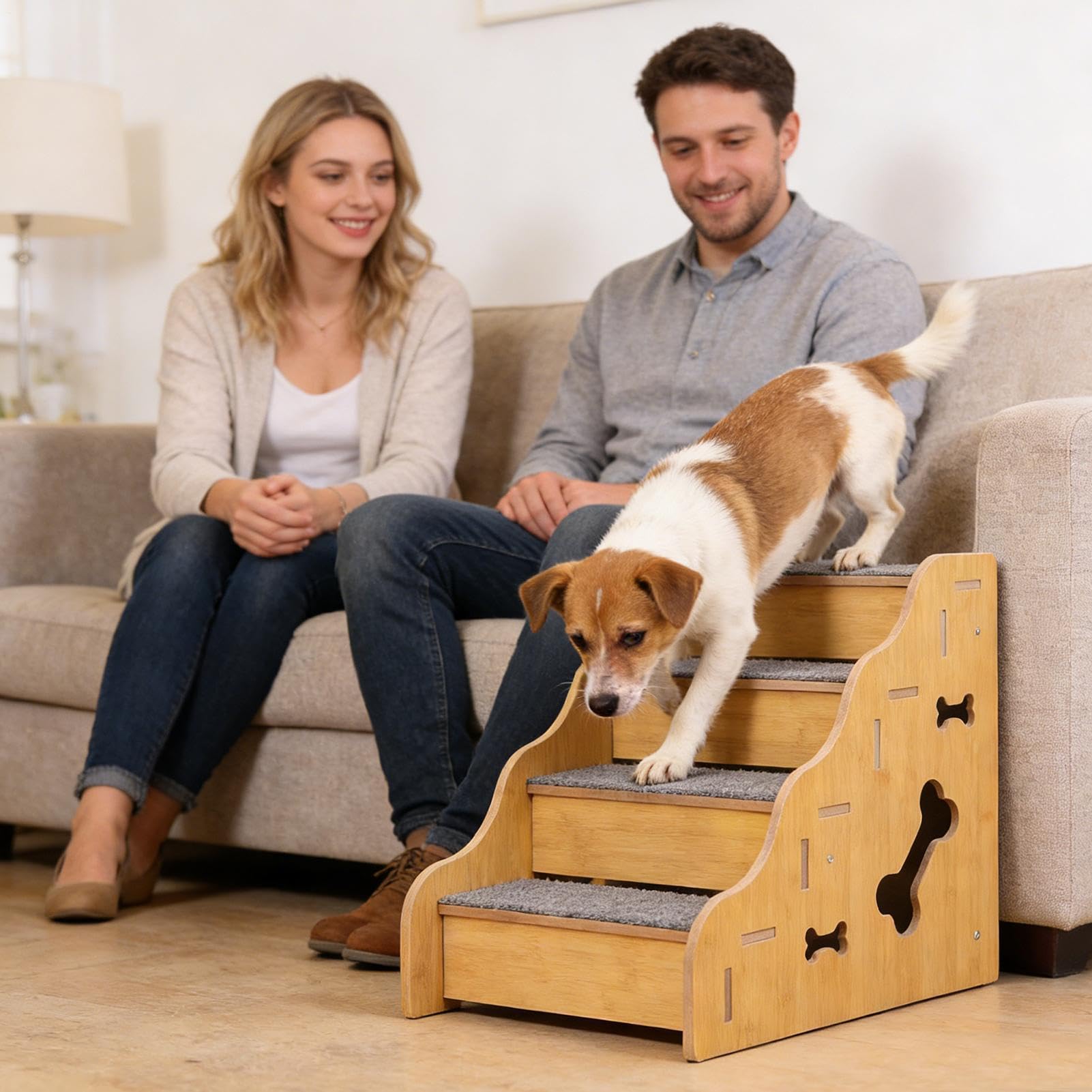 per Cani Rampe e Scale per Cuccioli | Gradini per Arredamento per Cani per Divano Arredo Soggiorno Interno Finestra Camera Da Camper