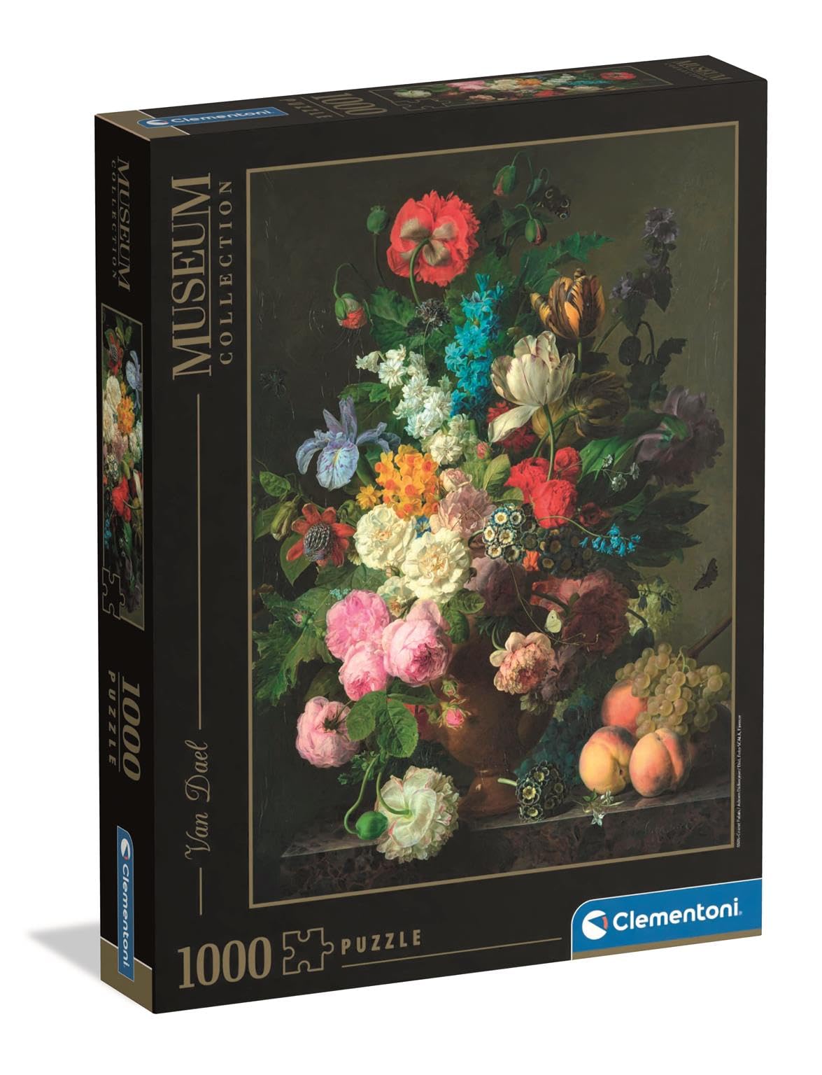 Clementoni Puzzle Museum - Mona Lisa 1000 Stücke - Puzzle für Erwachsene 14-99 Jahre, Geschenk für Mann und Frau, Made in Italy, 37086