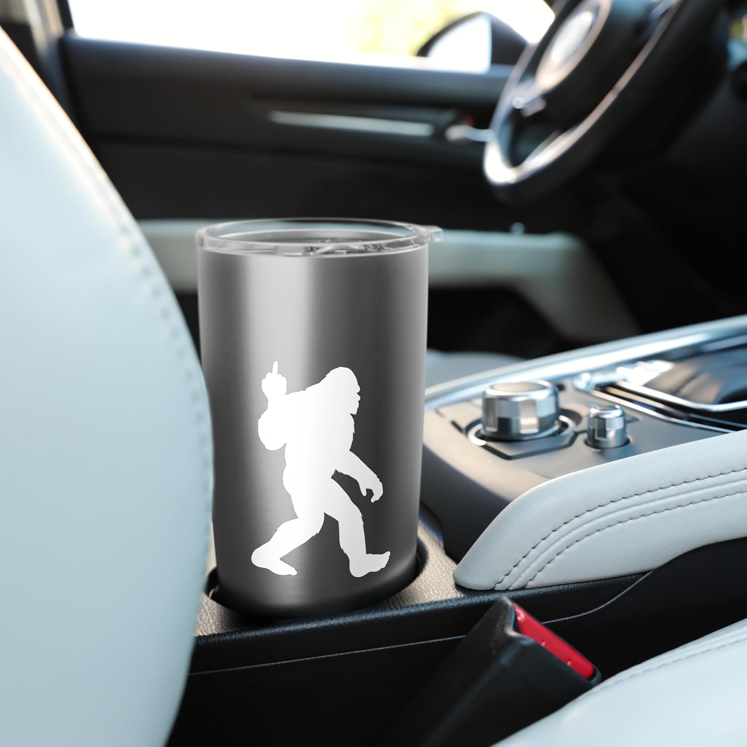Bigfoot Middle Finger Stainless Steel Insulated Tumbler - Image 6