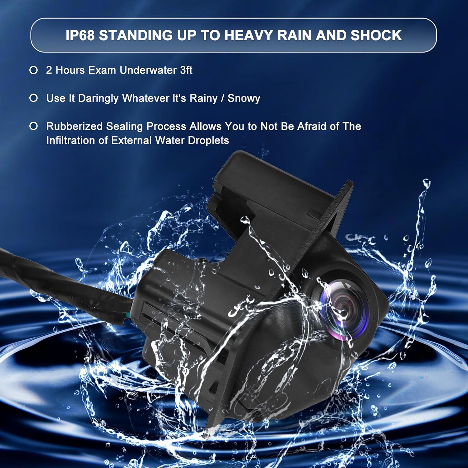 23171840 Rear View Backup Camera Replacement for Cadillac CTS 2011 2012 2013 2014 2.0L L4 / 3.0L 3.6L V6 Back Up Camera for CTS V 6.2L V8 Replaces# 22914945, 20793585