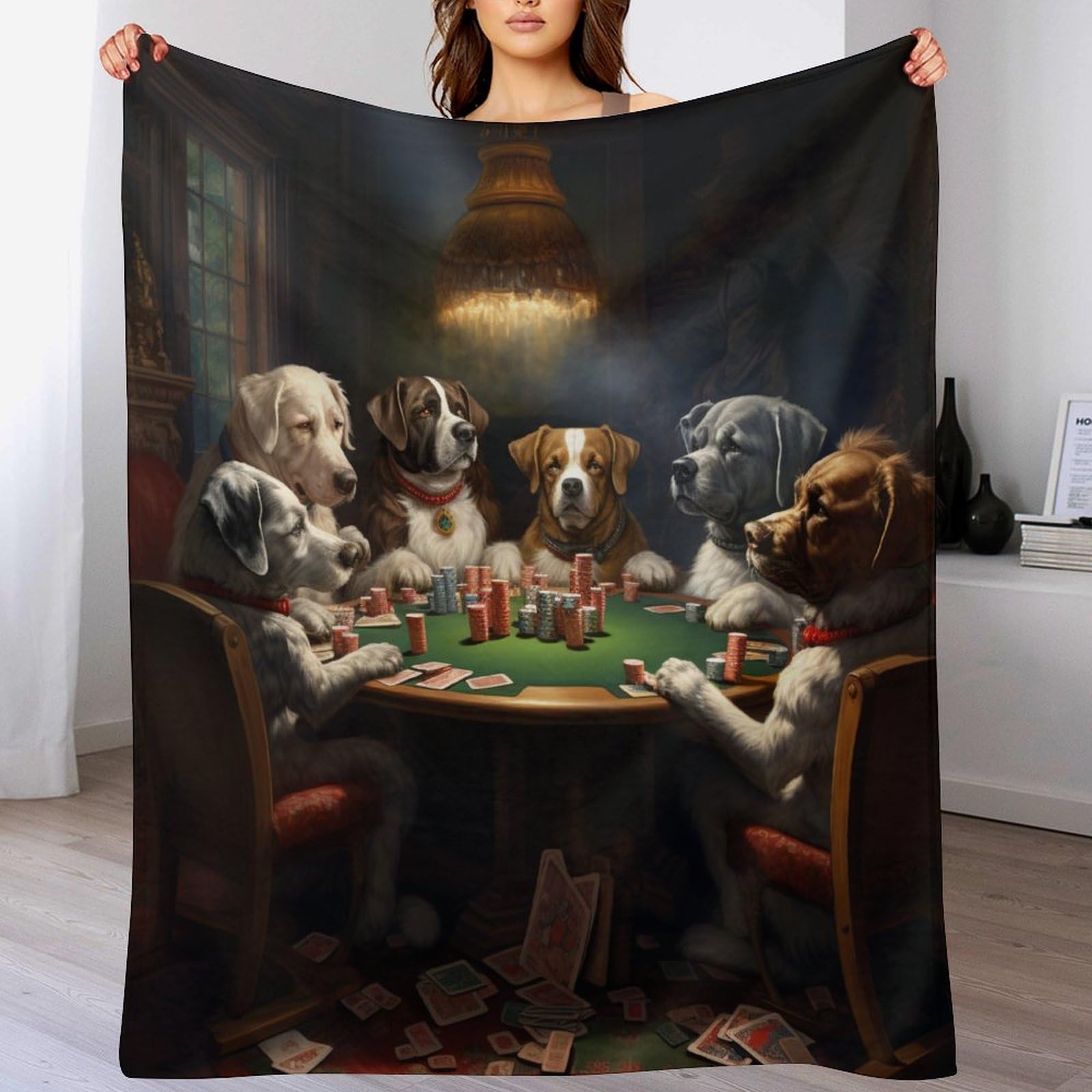 Manta de franela para perro con acabado suave premium y dimensiones de 180 x 200 cm