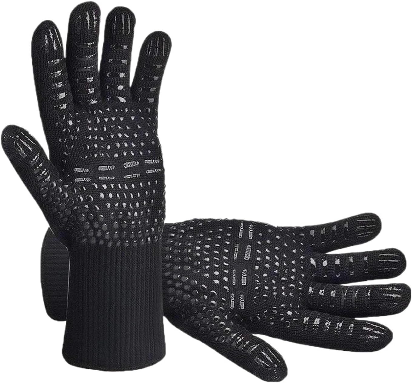 High Temperature Oven Gloves, Compatible with WALFOS, Fire Resistant Insulated BBQ Mitts W0-B0503