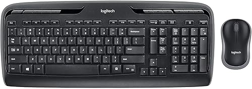 Miniatura 2 de Logitech 920002836 MK320 - Juego de escritorio inalámbrico, tecladoratón, USB, color negro