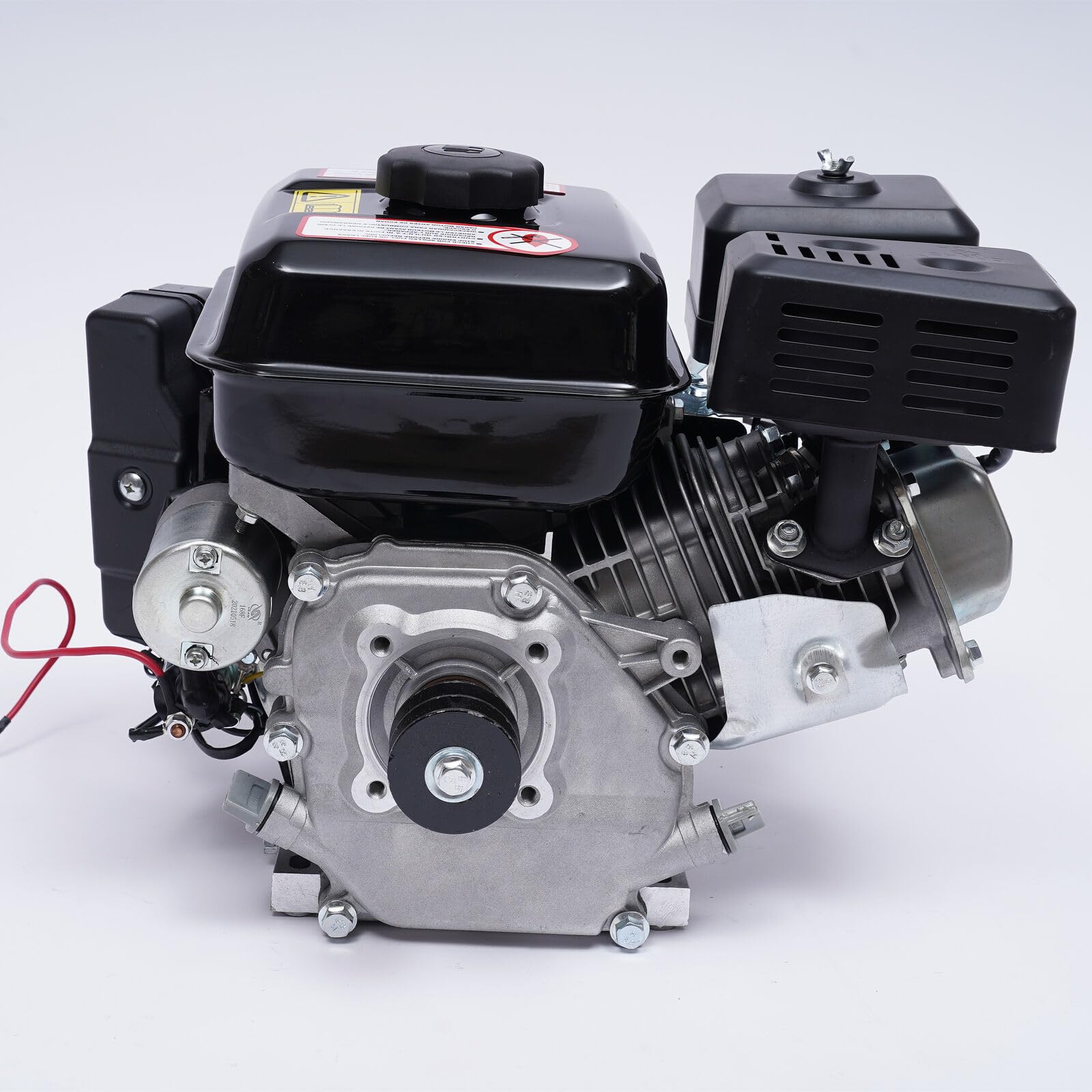 Motore a benzina a 4 tempi, 7,5 CV, motore industriale, motore da terra OHV 212CC, cilindrata a 4 tempi, per compressore, scarificatore, tosaerba, generatore di cemento