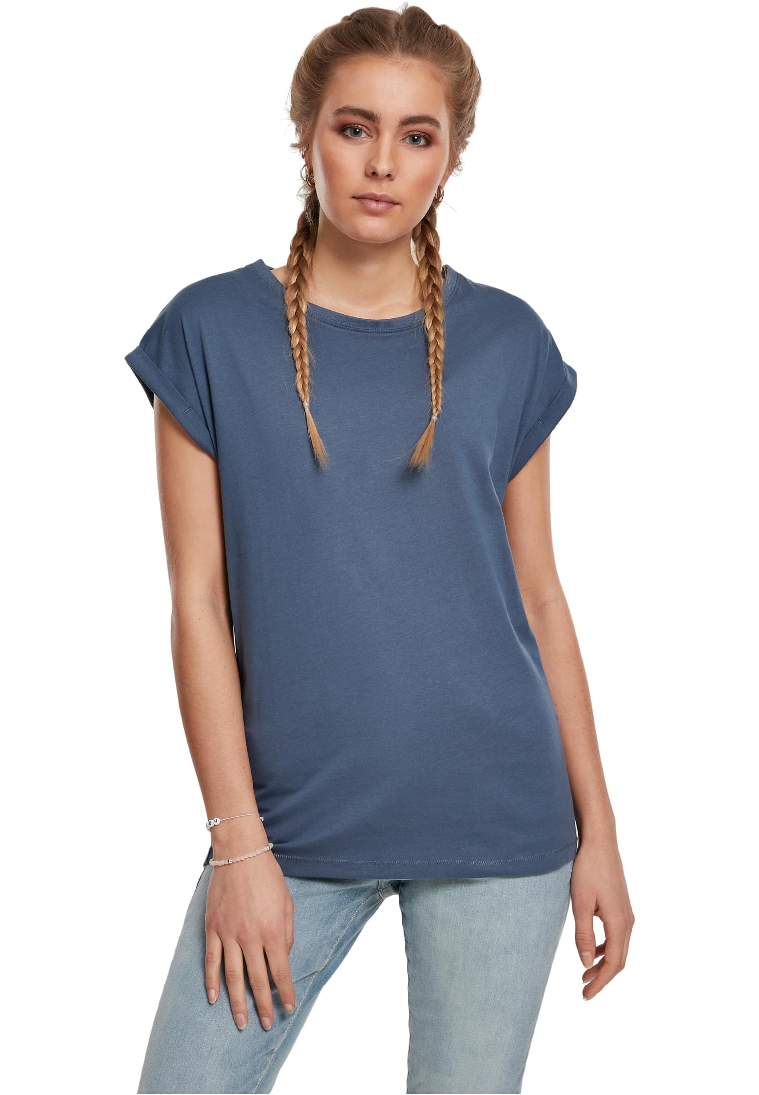 Urban Classics Women's Bleu T-Shirt Urban Classic Extended