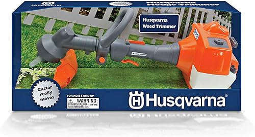 Miniatura 9 de Husqvarna 585729102 223L recortadora de juguete, gris y soplador de plástico de juguete de hojas 589746401, grisnaranja y cortacésped de juguete
