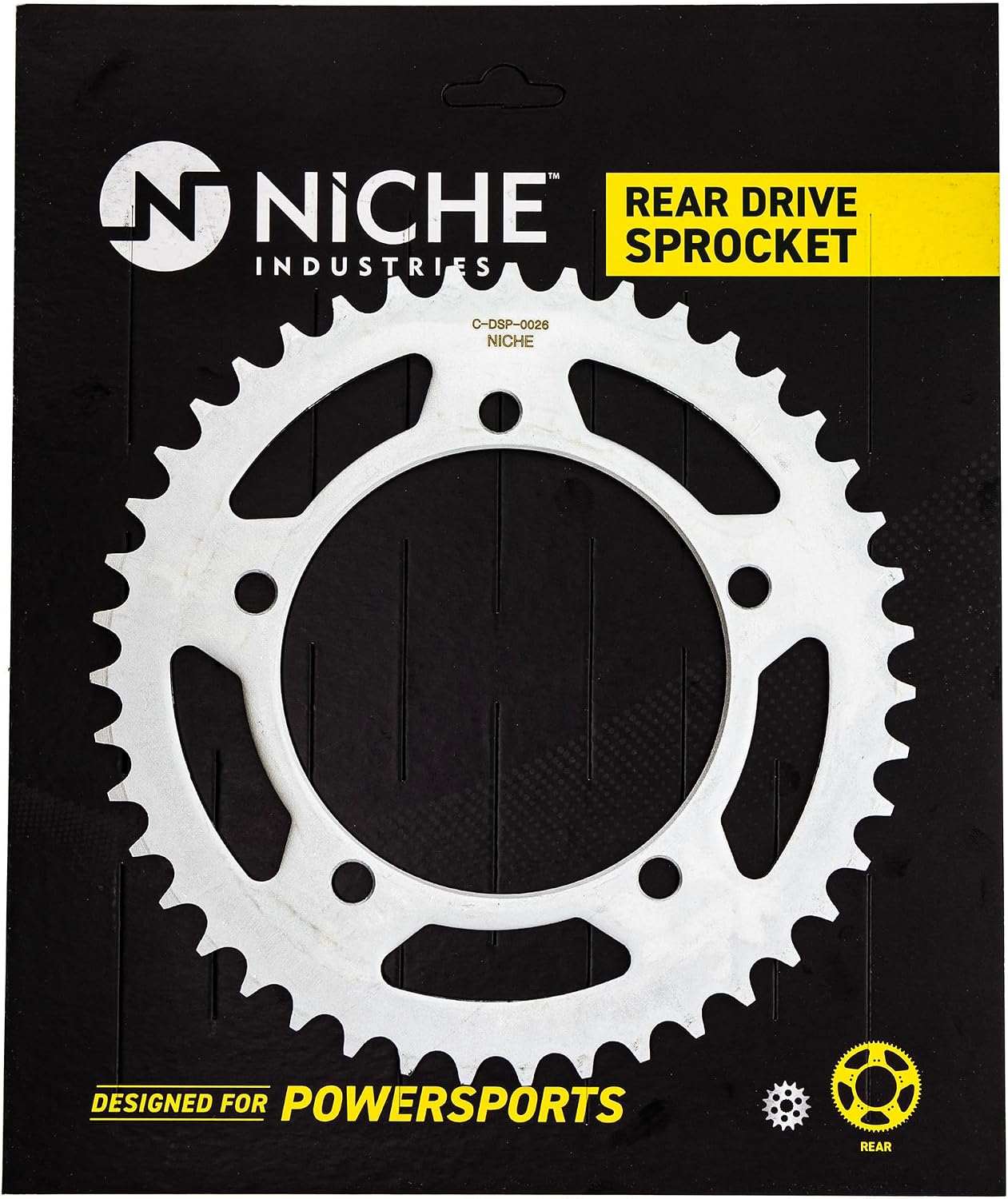 NICHE Drive Sprocket Chain Combo for Suzuki GSXR1000 Front 17 Rear 43 Tooth 520V O-Ring 112 Links
