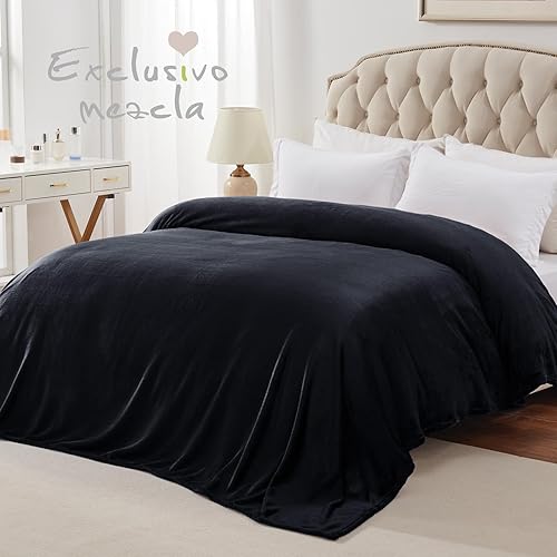 Miniatura 8 de Exclusivo Mezcla Manta de vellón para sofá, cama, súper suave y cálida, para uso en todas las estaciones, acogedora, afelpada, ligera, 90 x 104