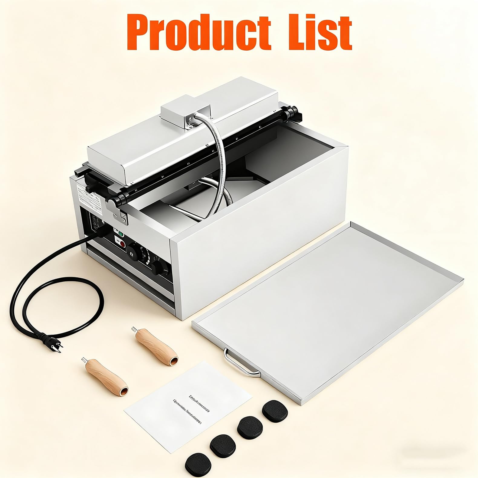 Máquina Taiyaki Eléctrica Comercial - Máquina Para Hacer Waffles Con Forma De Pez - Molde Doble Para Hacer Waffles Con Forma De Pez - Para Hacer Waffles Con Mermelada O Helado, 50-300°c Ajustable