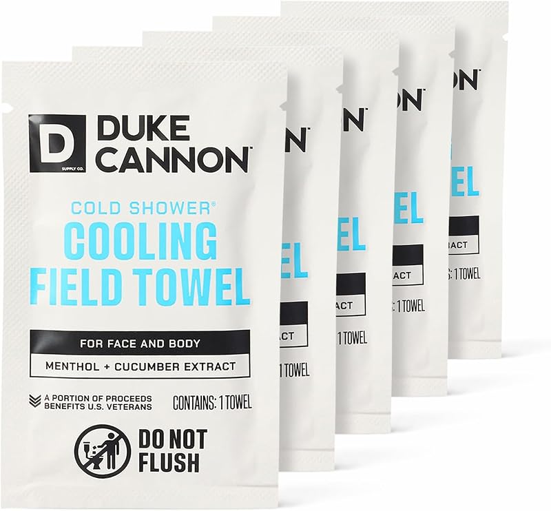 Lenços umedecidos corporais refrescantes Duke Cannon Supply Co., Pacote com 15