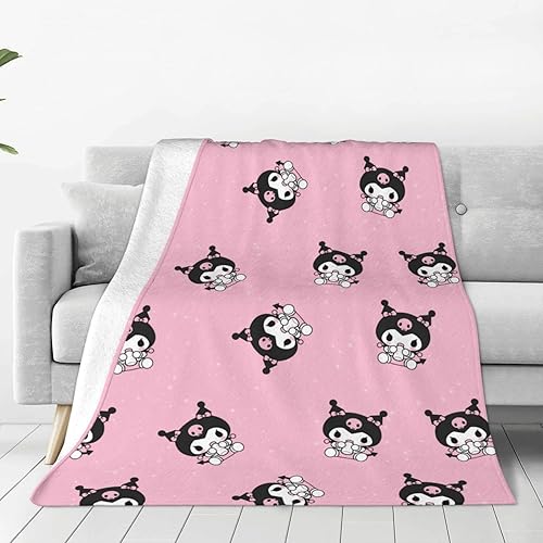Bonita manta para niños, ligera, suave y cálida, de franela, para sala de estar, cama, sofá para todas las estaciones, 40 x 50 pulgadas