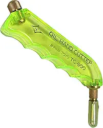 Toyo Cortador de vidro com cabo de pistola TC600 Escolha sua cor (Néon amarelo)