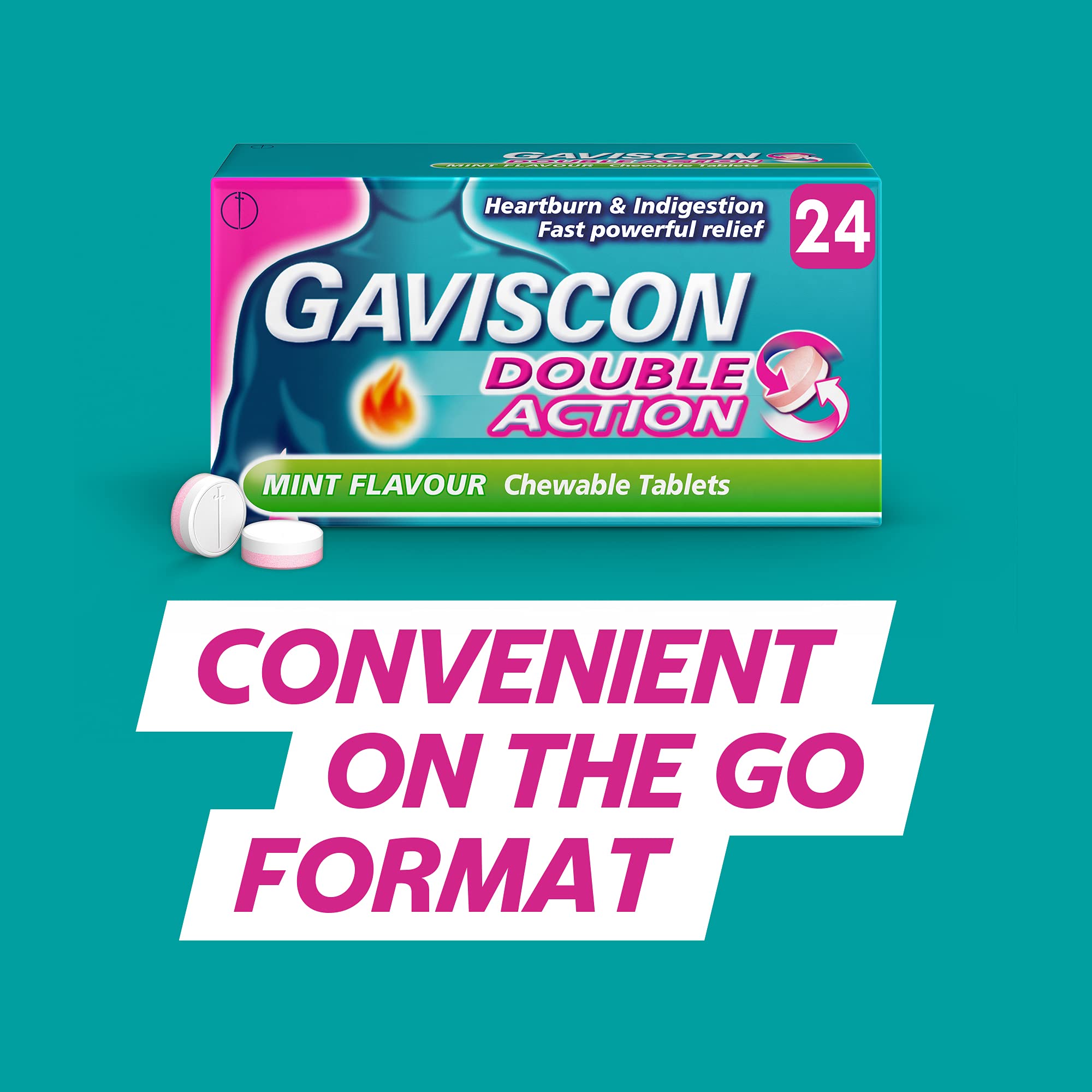 Gaviscon Double Action Tablets 24 Mint — Amazon image 8