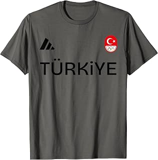 Turkiye Turkey Flag Turkish Olympic Shooting Team Sports T-Shirt