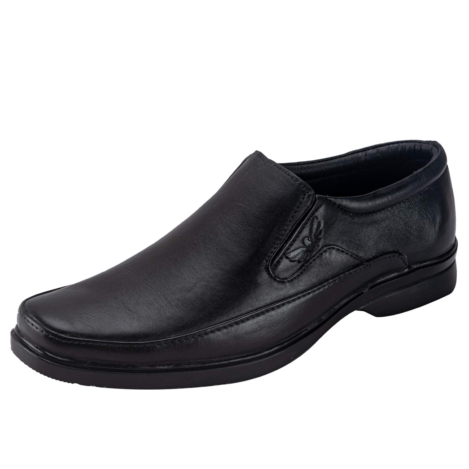 URBAN CAIMAN Men’s Black Original Leather Classy Formal Shoe Without Lace (Numeric_7) (B08L89F8KK) Amazon Price History, Amazon Price Tracker