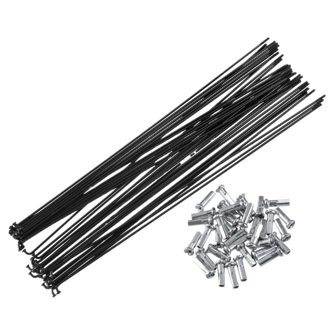 JIASHUNHE Cycling Spokes 36Pcs Bicycle Steel Spokes Length With For Most Bike(40Pcs 251mm)