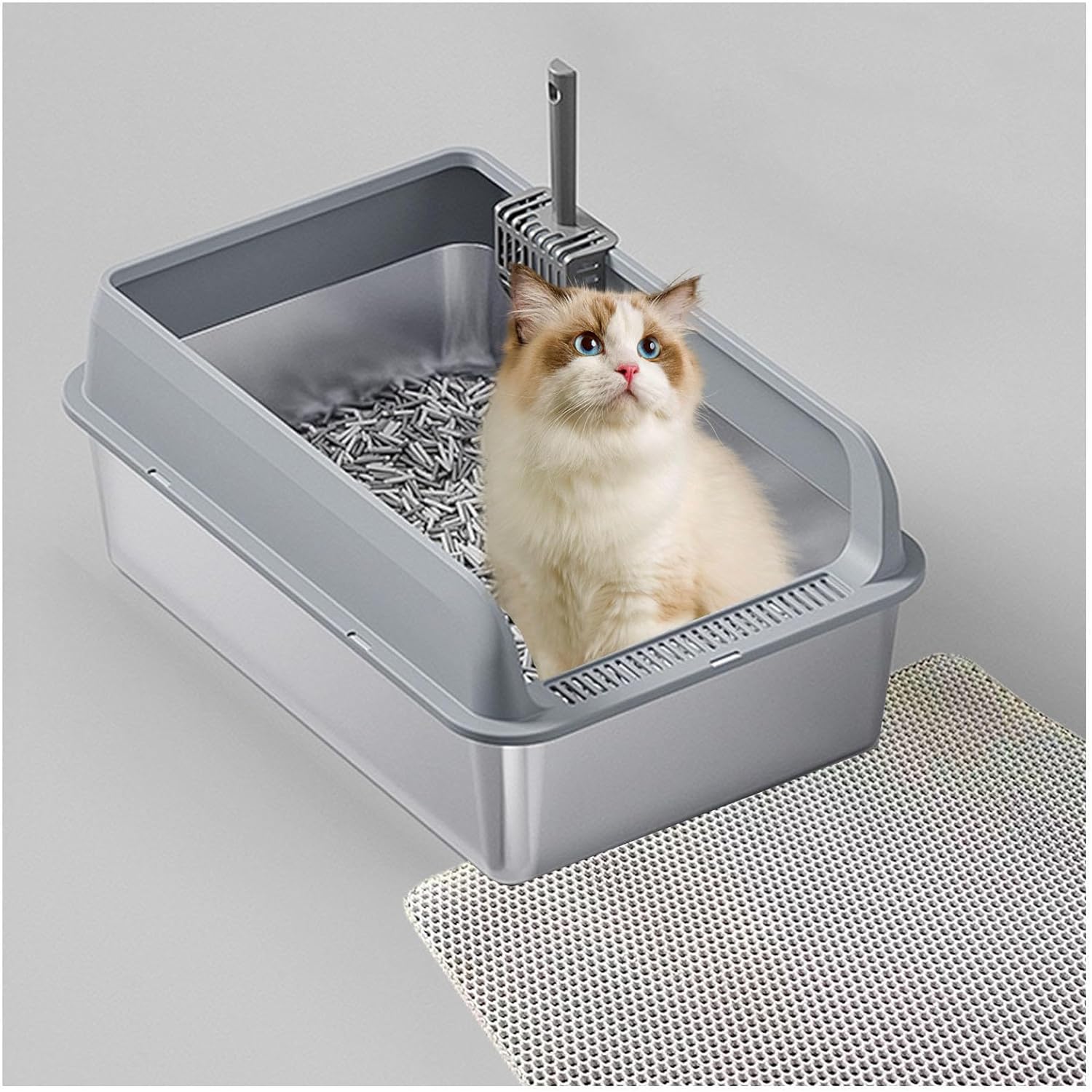 最終ケイトスペード140 長袖ニットドッキングスノーチュールワンピース