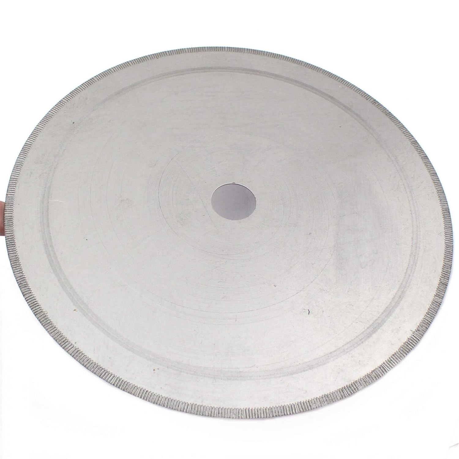 ILOVETOOL 10" inch 250mm Notched Rim 1.1mm Diamond Lapidary Rock Slab Saw Blade Arbor Hole 1'' in with Bushing 5/8" for Gemstone