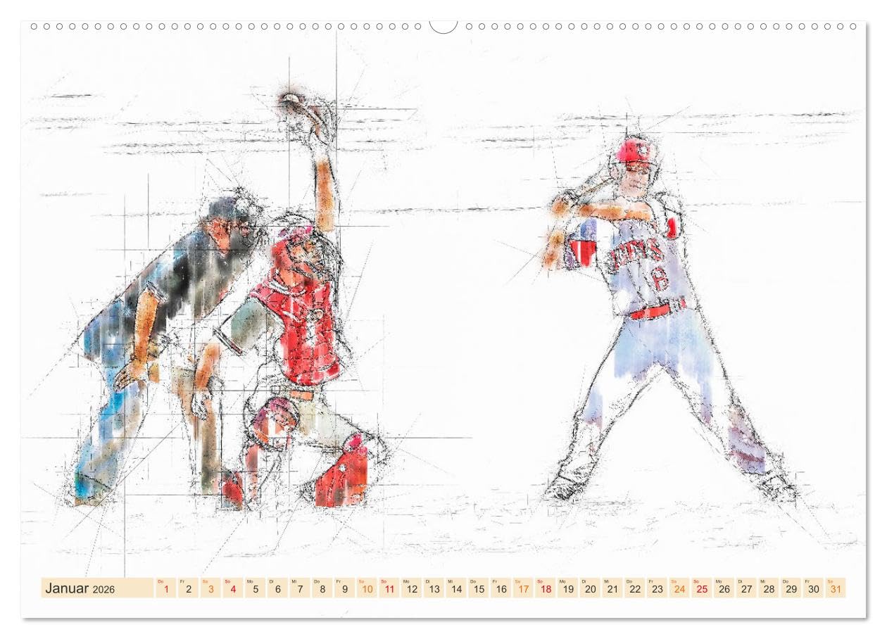 Team-Sport (Wandkalender 2026 DIN A2 quer), CALVENDO Monatskalender: Spiel und Spaß in der Mannschaft. (CALVENDO Sport)