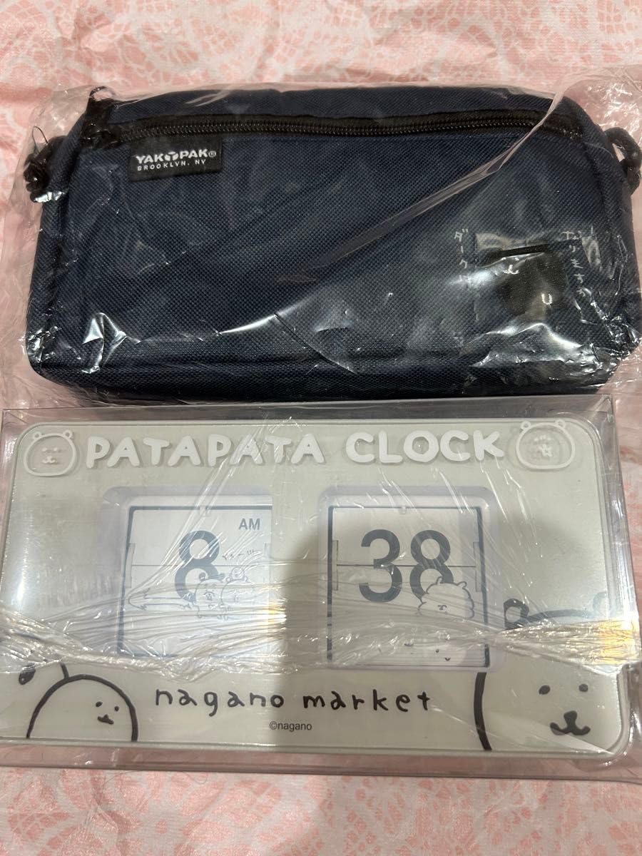 Amazon.co.jp: ナガノ展 パタパタ時計 ショルダーバッグ YAKPAK