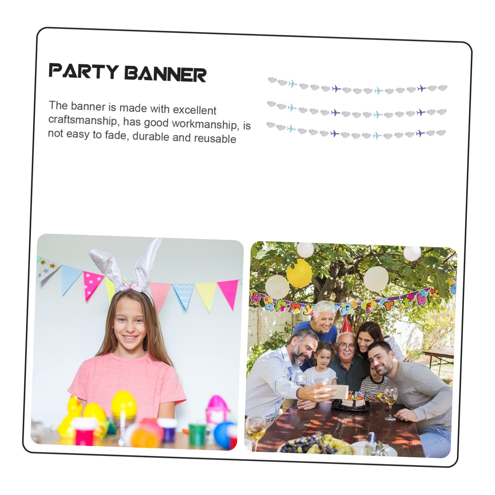 Abaodam 12stücke Hochzeitsbanner Teiliges Dekorative Wimpelkette Für Hochzeitsfeiern Partyfeier Hintergrund Für Fotos Und Besondere Anlässe Schaffen Sie Unvergessliche Erinnerungen