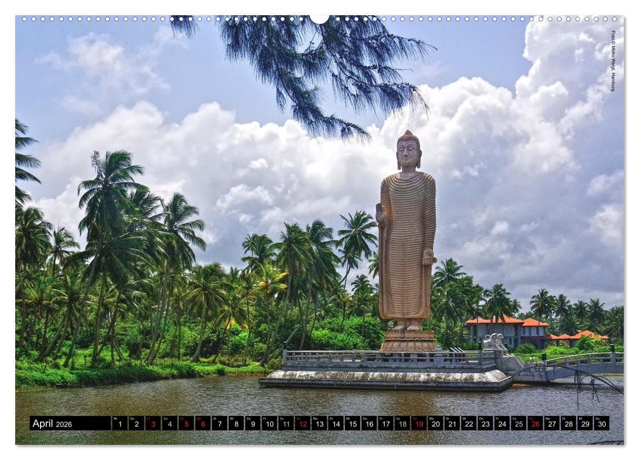 Sri Lanka 2026 – Exotische Welt (hochwertiger Premium Wandkalender 2026 DIN A2 quer), Kunstdruck in Hochglanz: Beeindruckende Naturlandschaften und ... in hochauflösenden Bildern (CALVENDO Orte)