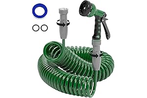 Retractable Recoil Self-Coiling Water Hose: Effortless Watering, Tangle-Free Gardening