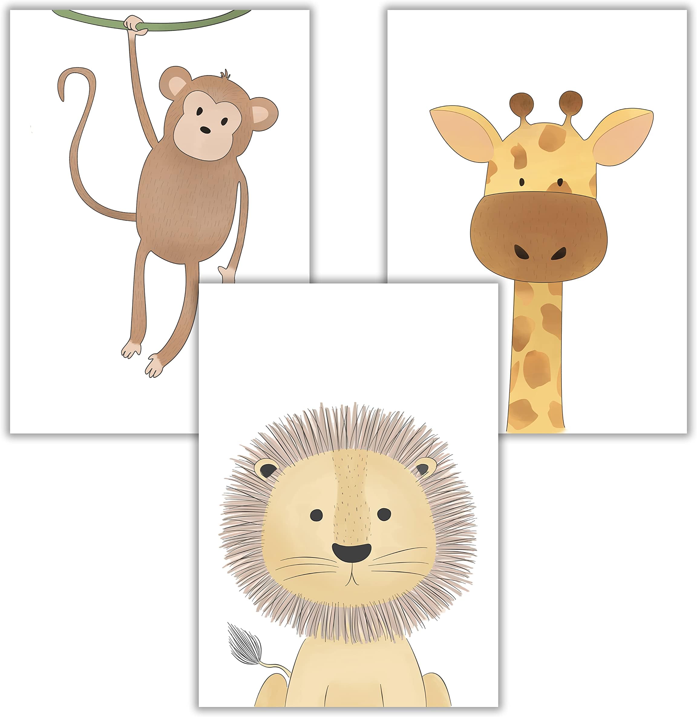 EasyLife ABC Lernposter Set - 6 Bunte Regenbogen Poster Für Kinderzimmer (A4)