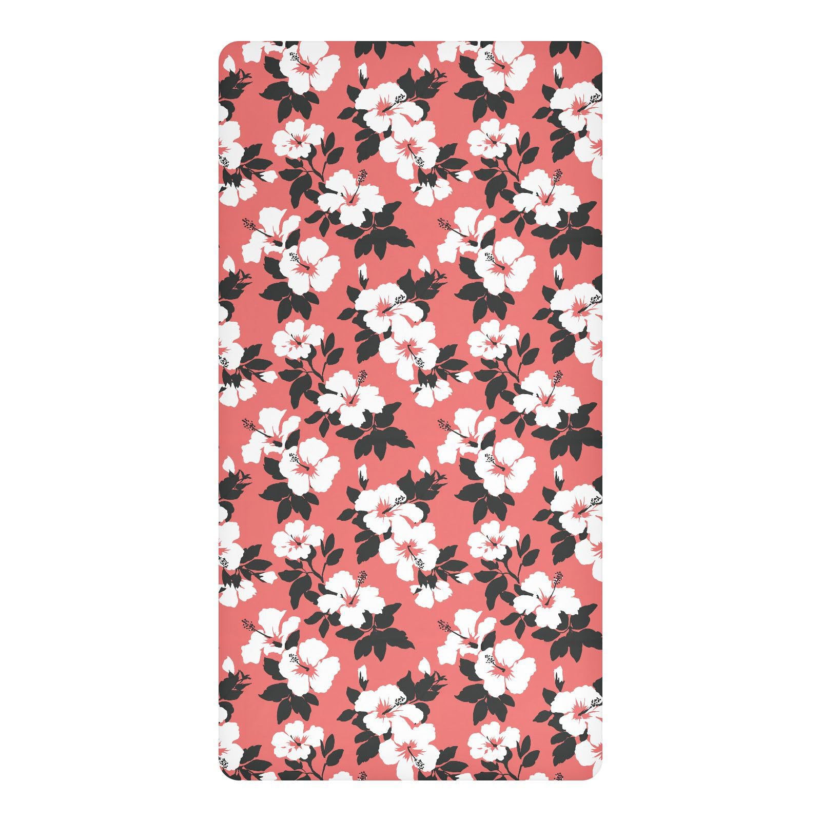 Drap-housse imperméable lit bébé 132x71 cm protège matelas imprimé floral