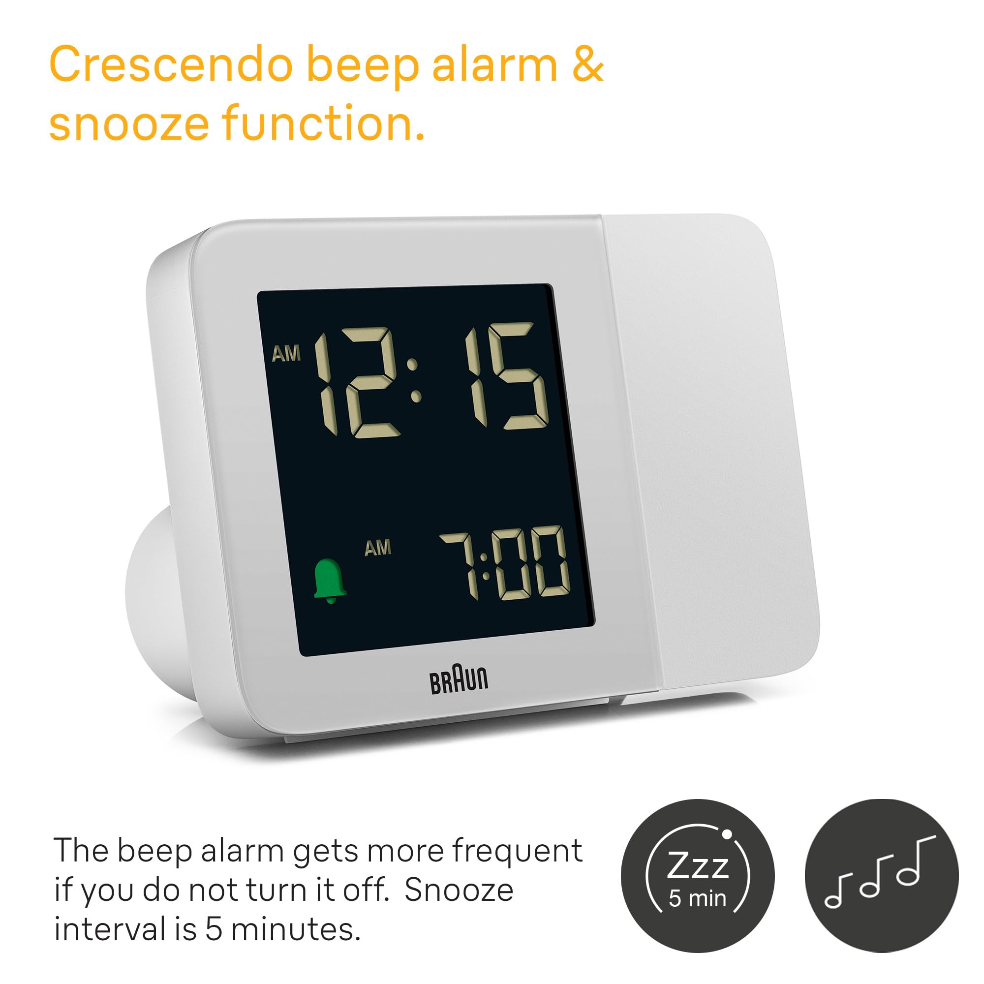 Braun BC15WUK Projection Alarm Clock