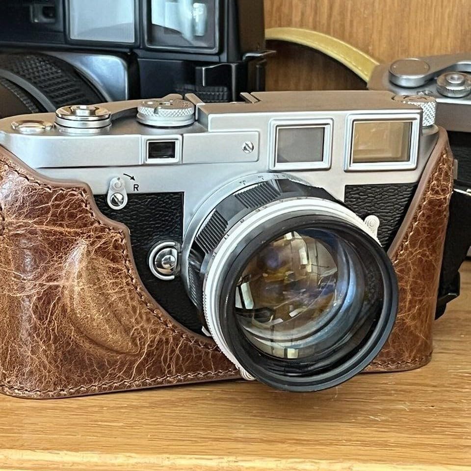 Cam-in Genuine Leather Camera Half Case Bag Cover Fit for Leica M2 M3 M4 M4P M6 M7Wb