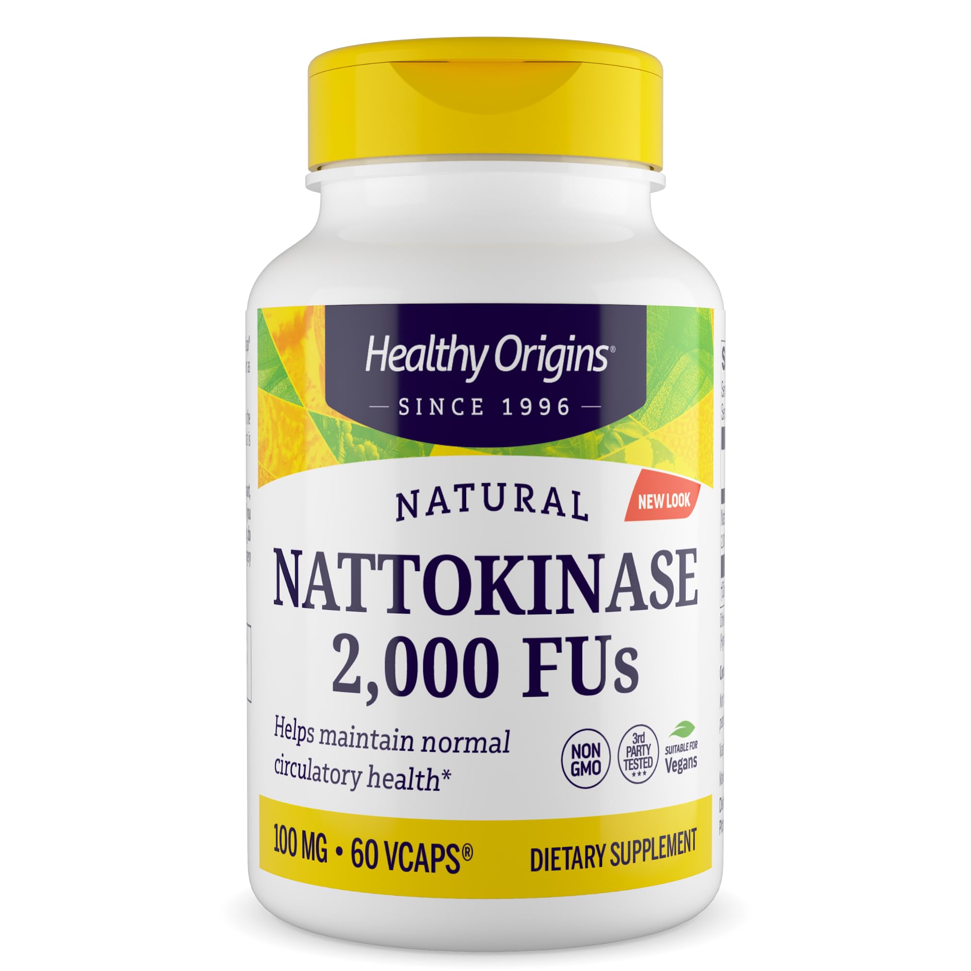 Healthy Origins Nattokinase 2,000 FUs 100 mg, 60 Veggie Caps