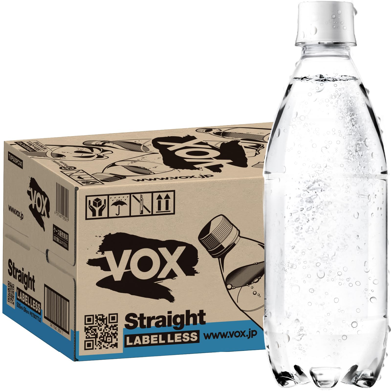 Amazon.co.jp: VOX(ヴォックス) 強炭酸水 ストレート 無糖 500ml ×24本