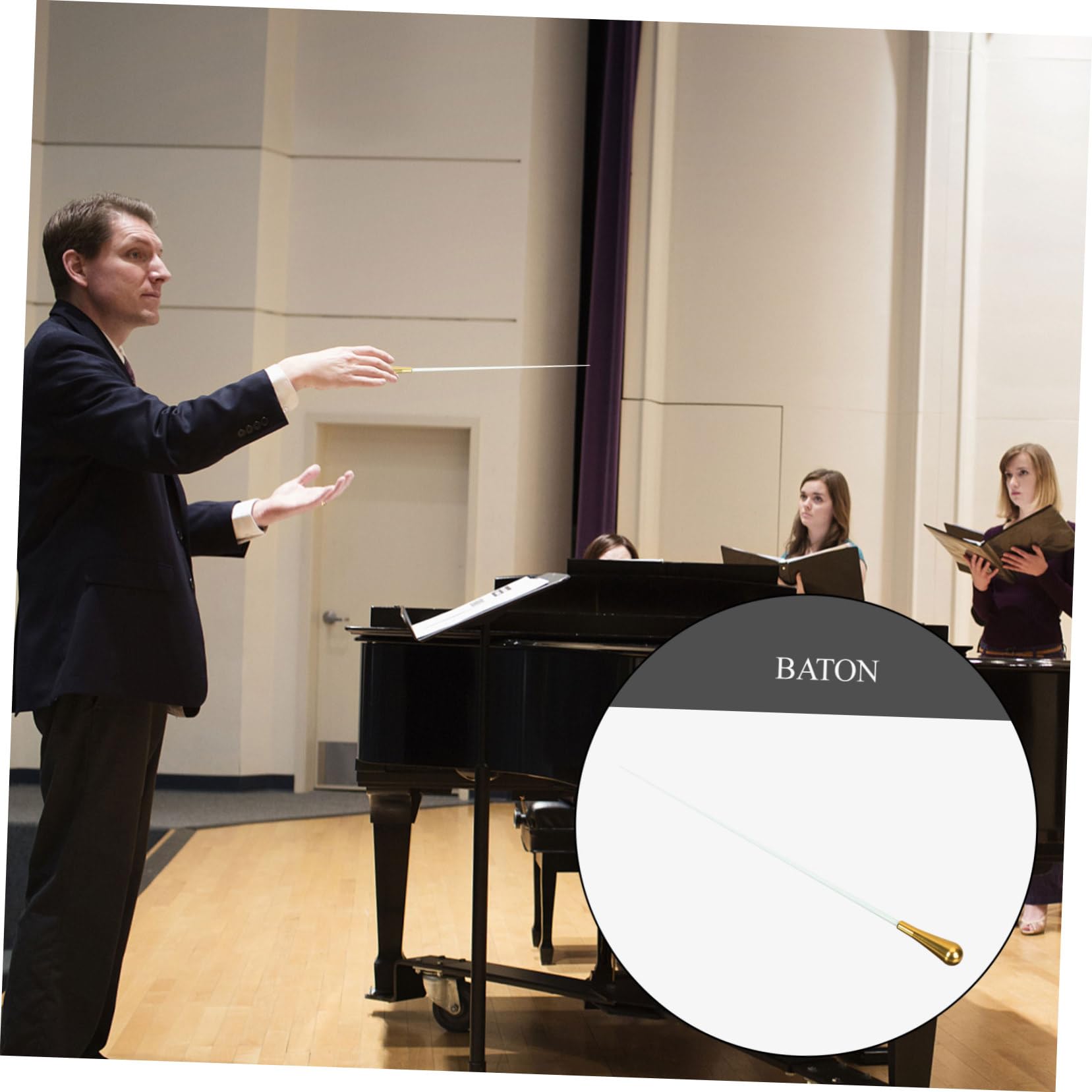 Wakauto Music Conducting Orchestra Concert Made from Sturdy Material for Stage Performance Use