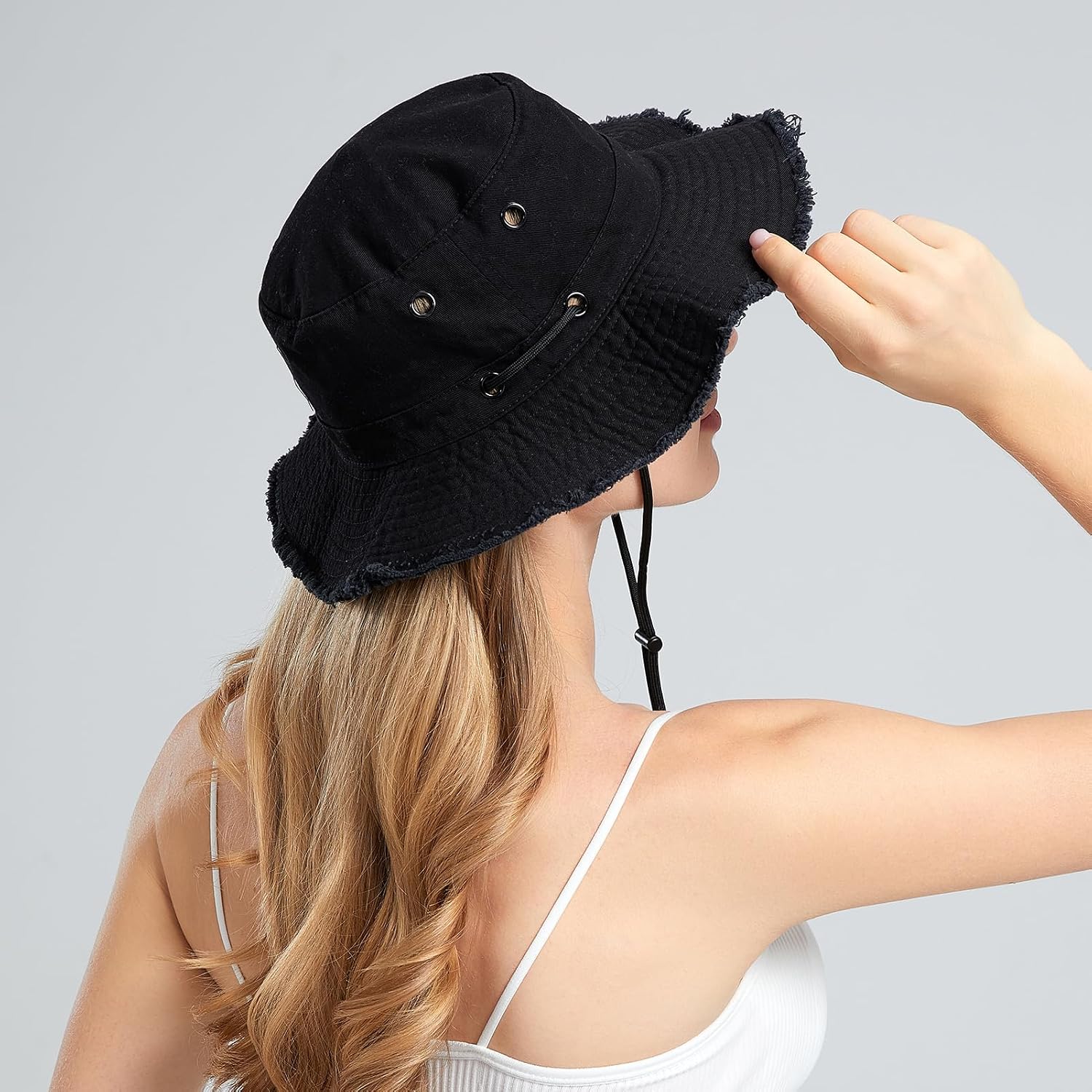 Sun Hats for Women Men Gardening Hat Packable Bucket Hat, Cotton Fishing Hiking Safari Outdoor Hats