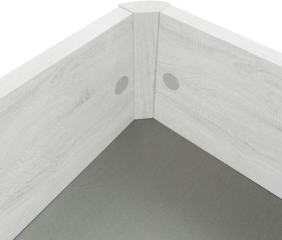 DUÉRMETE ONLINE - Canapé Abatible Madera Gran Capacidad Cajón Grosor 30mm con Tapa Reforzada y Transpirable, 135x190